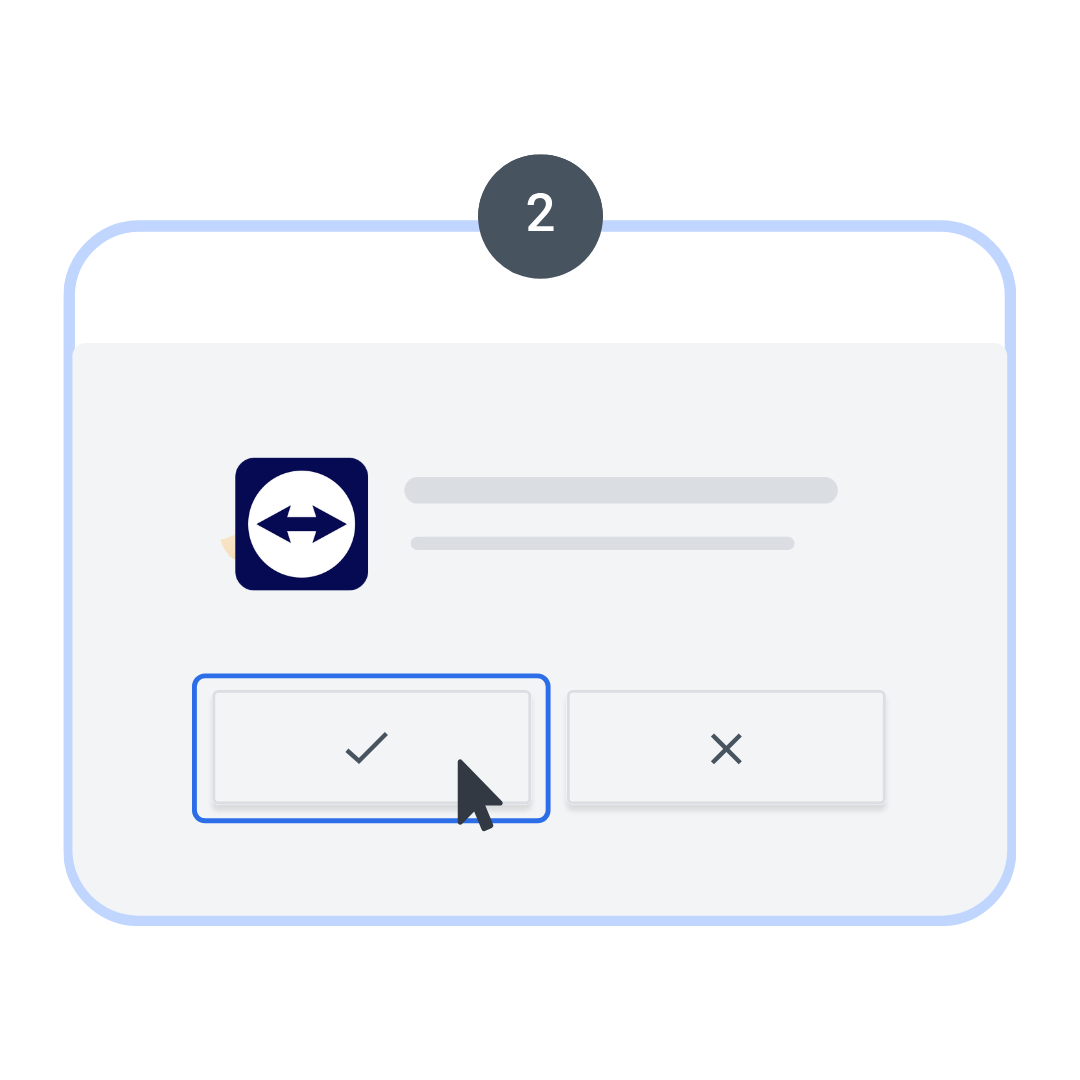 Étape 2 TeamViewer